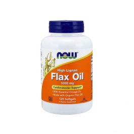 NOW Flax Oil 1000 mg High Lignan 120 Softgels