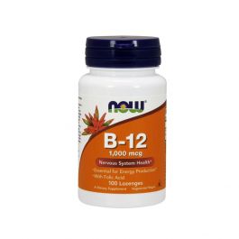 NOW Vitamin B-12 1000 mcg Supports Nervous System -100 Lozenges