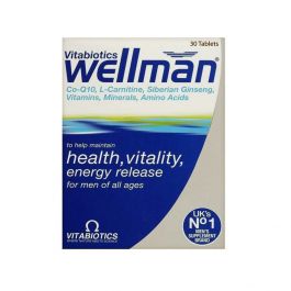Wellman Original Food Supplement For Health, Vitality & Energy Release - 30 Tablets