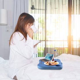 طاولة كمبيوتر محمول مصباح