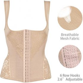 نصف مشد. الأسود والبيج اللون